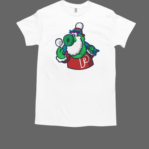 Merry Xmas from the Santa Phanatic Philadelphia Phillies mascot Christmas 2024 T-Shirt