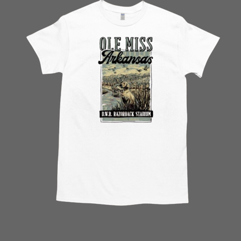 Ole Miss Rebels vs Arkansas Razorbacks Game Day 2024 T-Shirt