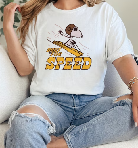 Peanuts Snoopy built for speed  Classic Womens T-shirt