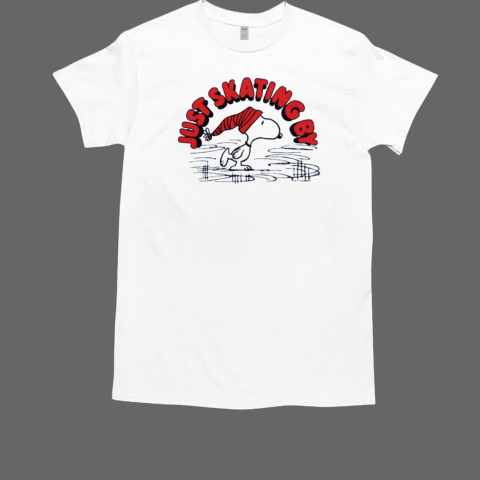 Peanuts Snoopy just skating by T-Shirt