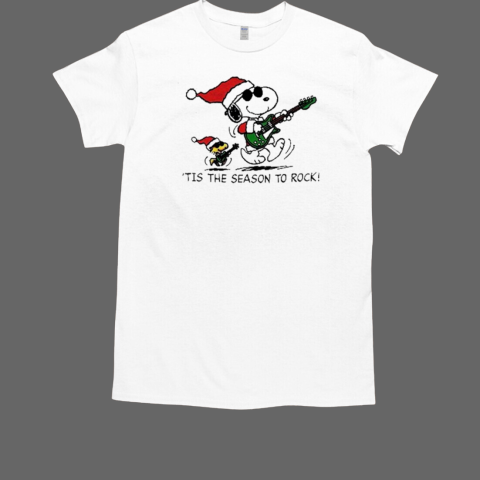 Peanuts Snoopy Tis The Season To Rock T-Shirt