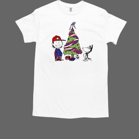 Peanuts x Charlie Josh Allen Christmas tree T-Shirt