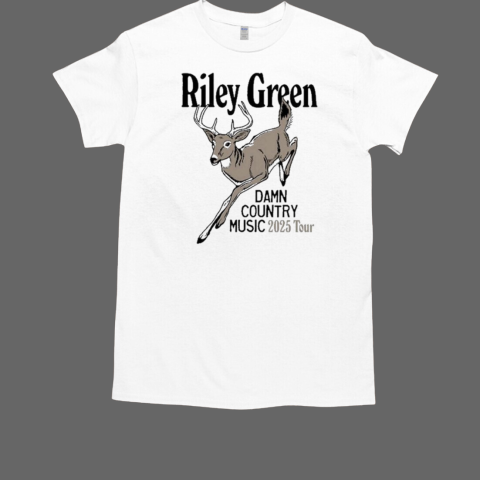 Riley Green Damn Country Music 2025 Tour T-Shirt