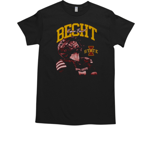 Rocco Becht Iowa State Cyclones Spotlight Crimson Signature T-Shirt