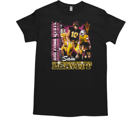 Sam Leavitt Arizona State Sun Devils Football 90s Graphic T-Shirt