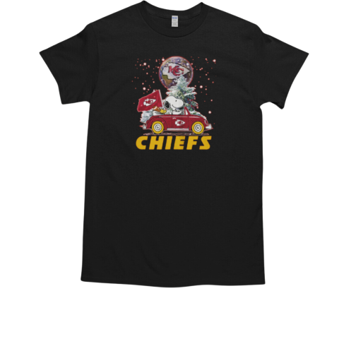 Snoopy and Woodstock Cheifs Xmas christmas T-Shirt