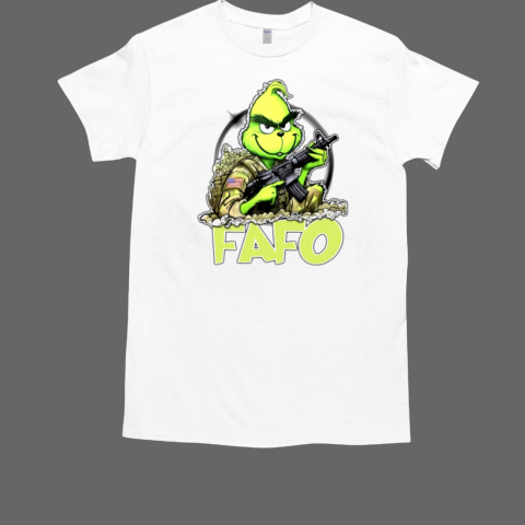 The Grinch Fafo Merry Christmas T-Shirt