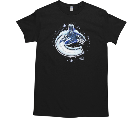 Vancouver Canucks Snow Logo T-Shirt