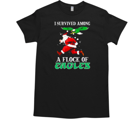 I survived among a flock of Eagles Santa T-Shirt