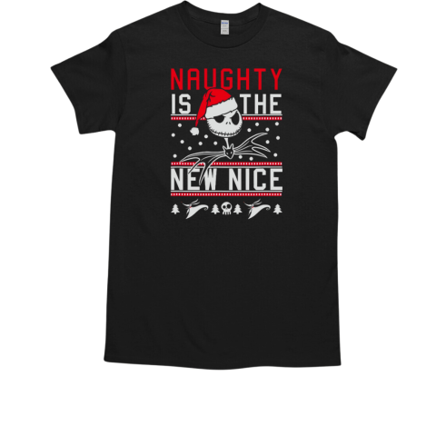 Jack Skellington Naughty Is The New Nice Christmas T-Shirt