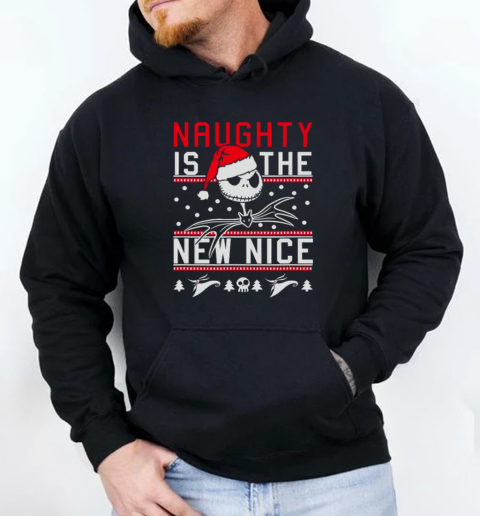 Jack Skellington Naughty Is The New Nice Christmas Unisex Hoodie