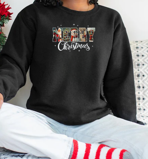 Retro Merry Christmas Vintage Santa Claus Unisex Sweatshirt