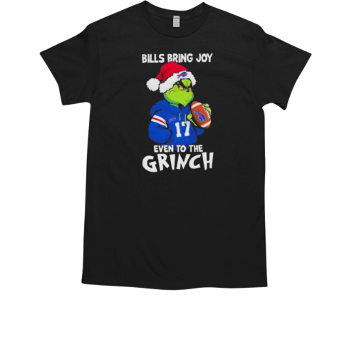 Santa Grinch Buffalo Bills Bring Joy Even To The Grinch T-Shirt