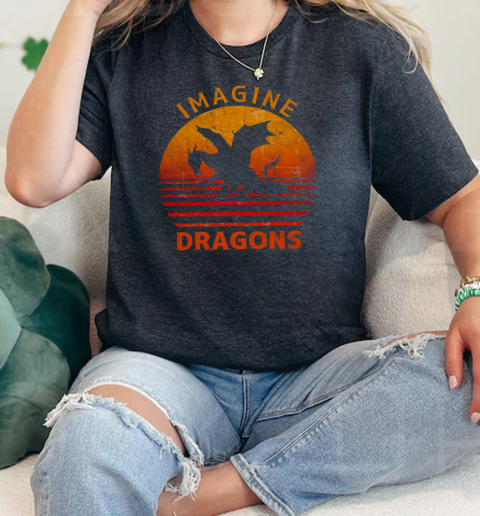 Simple Vintage Imagine Dragons Classic Women's T-shirt