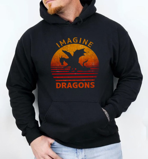 Simple Vintage Imagine Dragons Unisex Hoodie