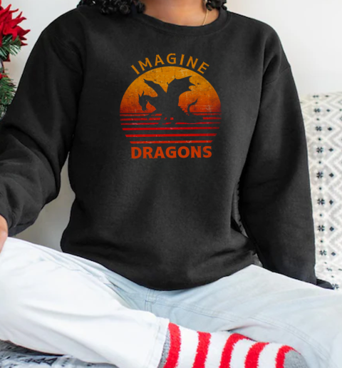 Simple Vintage Imagine Dragons Unisex Sweatshirt