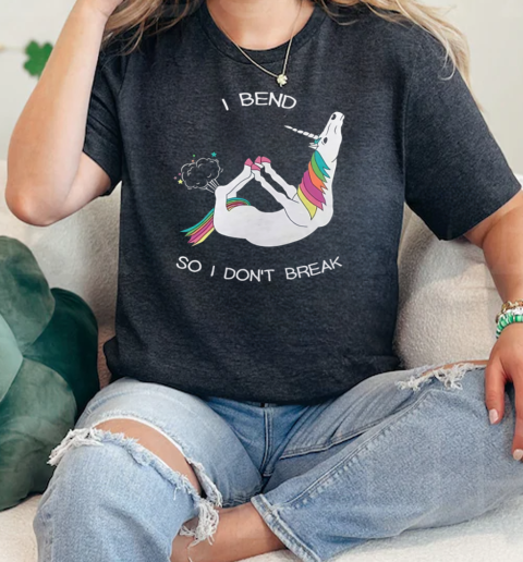 Unicorn Fart I Bend So I Don't Break Classic Women's T-shirt