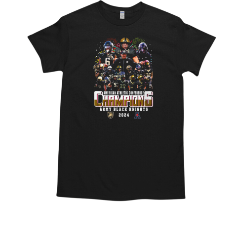 Army Black Knights AAC Football Champions Proud Fan 2024 T-Shirt