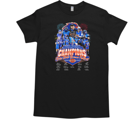 Boise State Broncos Football Back To Back Mountain West Champs 2024 T-Shirt