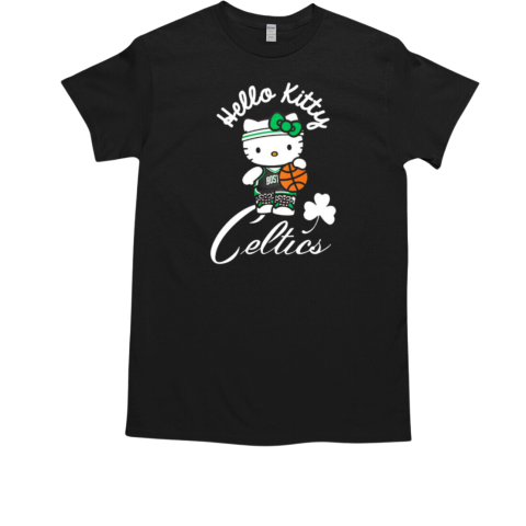 Boston Celtics Hello Kitty Night 2024 Basketball T-Shirt