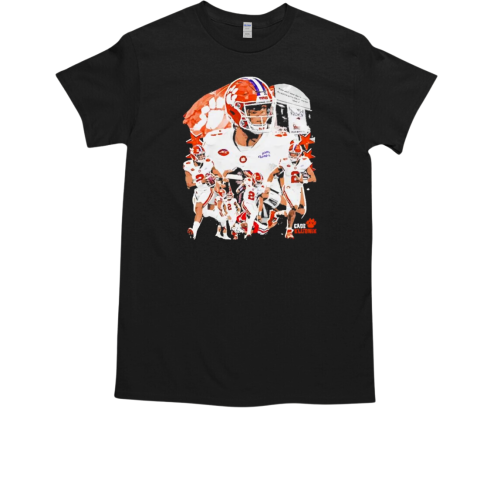 Cade Klubnik Clemson Tigers football poster graphic 2024 T-Shirt