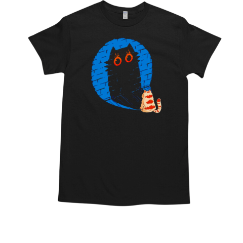 Cat the darkness stares back T-Shirt