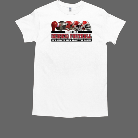 Georgia Bulldogs it's always been about the Dawgs helmets T-Shirt