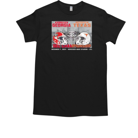 Georgia vs. Texas 2024 SEC Championship Game Match Up T-Shirt