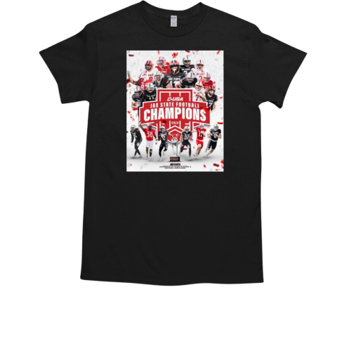 Jax State Football 2024 Conference USA Champions Poster T-Shirt