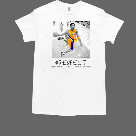 Kobe Bryant respect Los Angeles Lakers polaroid T-Shirt