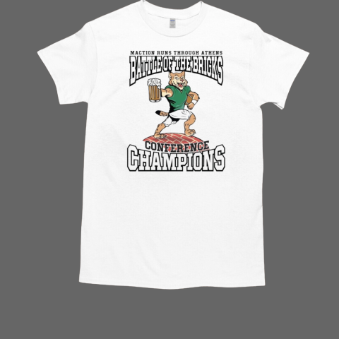 Maction Runs Through Athens Battle Of The Bricks Conference Champions T-Shirt