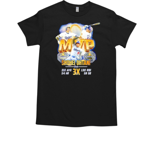 Shohei Ohtani Los Angeles Dodgers 3X MVP 2024 T-Shirt