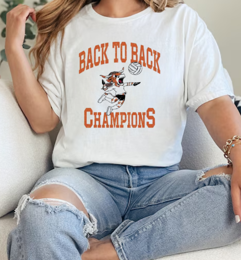 Texas Longhorns back to back champions  Classic Womens T-shirt