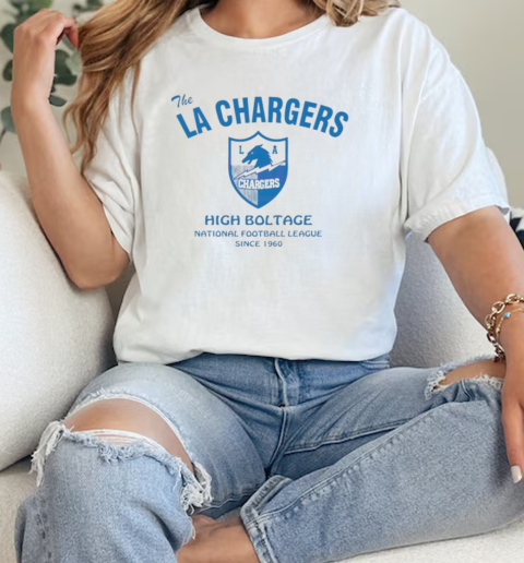 The La Chargers High Boltage National Football League since 1960  Classic Womens T-shirt