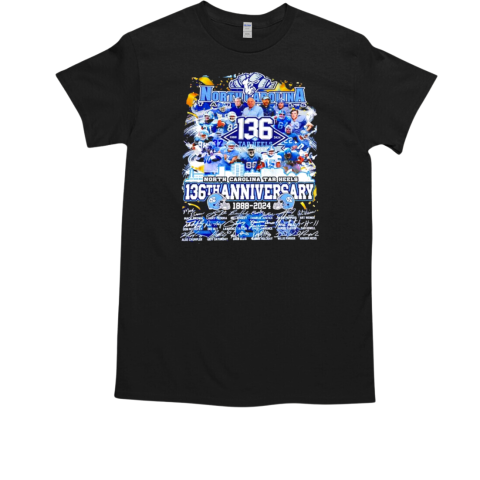 The Tar Heels 136th Anniversary 1888 2024 T-Shirt