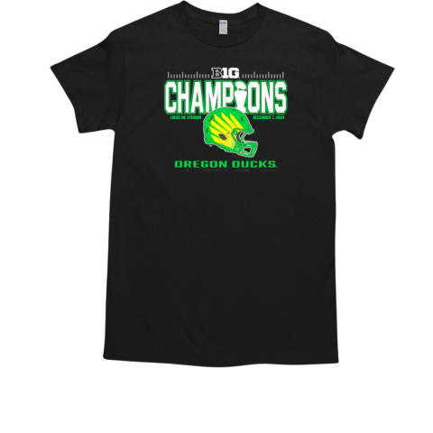 2024 Big Ten Football Conference Champions Oregon Ducks helmet T-Shirt