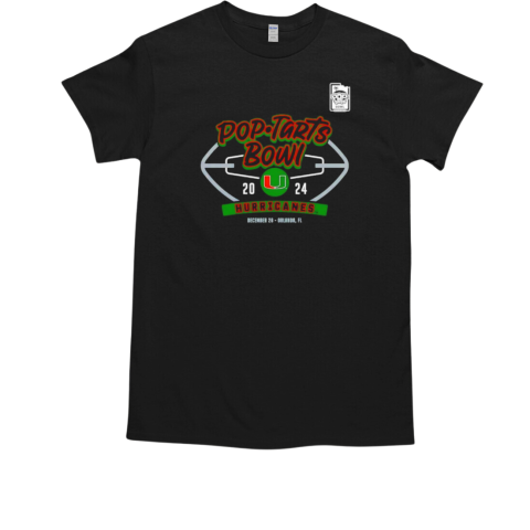 2024 Pop Tarts Bowl Miami Hurricanes T-Shirt