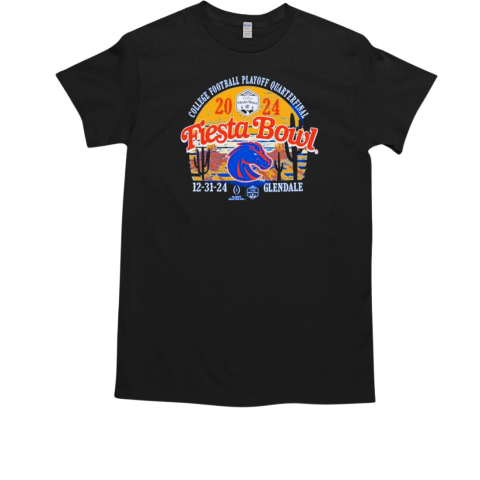 2025 Boise State Broncos CFP Fiesta Bowl Desert T-Shirt