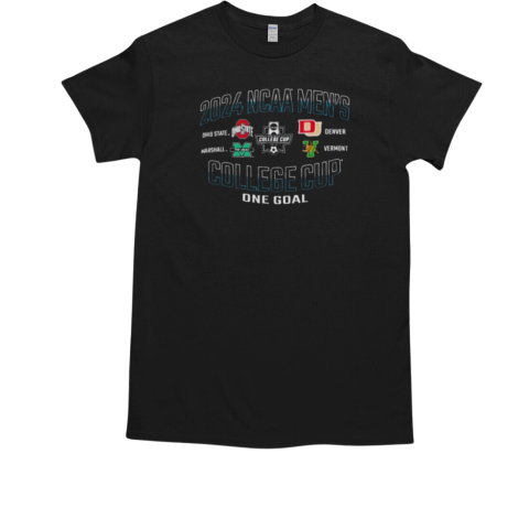 4 Teams 2024 NCAA Men's College Cup T-Shirt