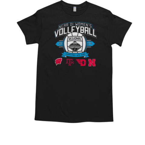 Champions Win Here 2024 NCAA DI Women's Volleyball Regional – Nebraska T-Shirt