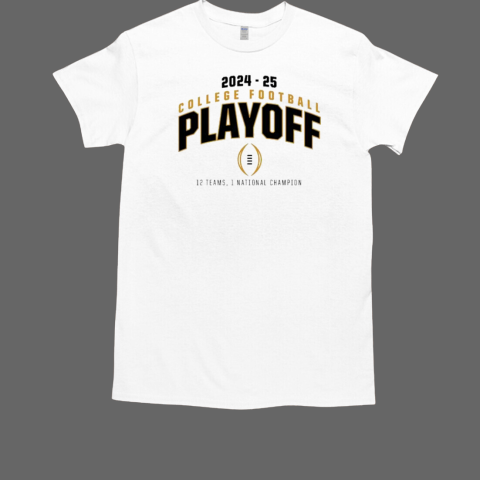 College Football Playoff 2025 12 Teams Playoff T-Shirt