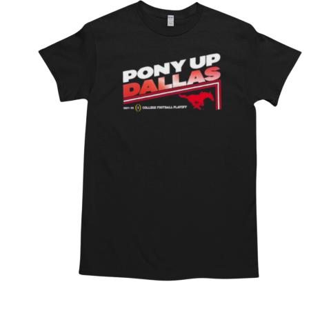 College Football Playoff 2025 Tennessee Slogan Pony Up Dallas T-Shirt