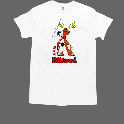 Deer Blitzed Christmas T-Shirt