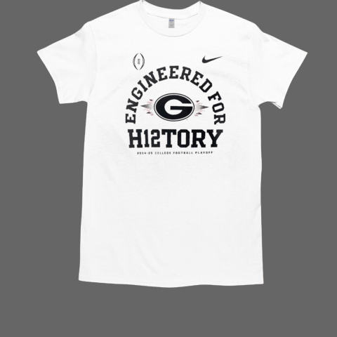 Georgia Bulldogs Nike 2024 25 College Football Playoff Engineered for History T-Shirt