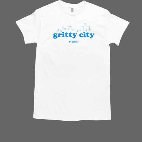 Gritty City Detroit Football T-Shirt