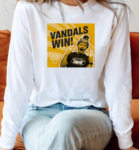 Idaho Vandals win Long Sleeved T-shirt 