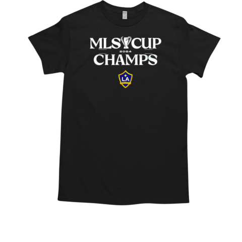 LA Galaxy 2024 MLS Cup Champions Standard Whistle T-Shirt