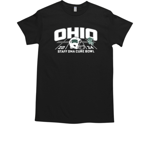 Ohio Bobcats Football 2024 StaffDNA Cure Bowl T-Shirt