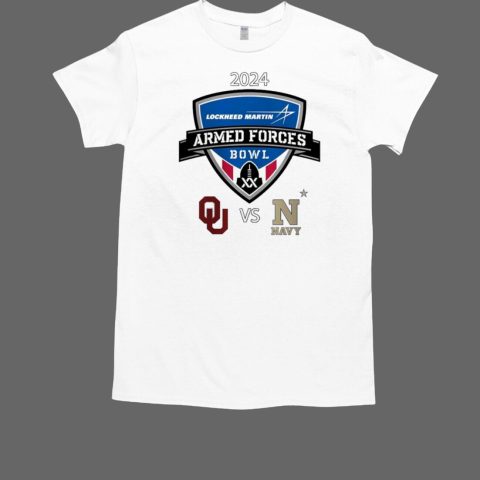 Oklahoma Sooners Vs Navy Midshipmen Armed Forces Bowl On December 27th NCAA Division T-Shirt