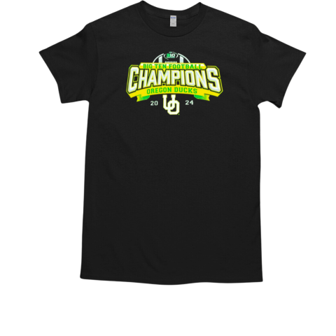 Oregon Ducks 2024 Big Ten Football Conference Champions Undefeated T-Shirt